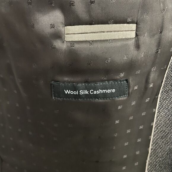 Hugo Boss 40S Dark Brown Wool / Silk / Cashmere 3-Button Dual-Vent Sports Coat - Picture 8 of 11